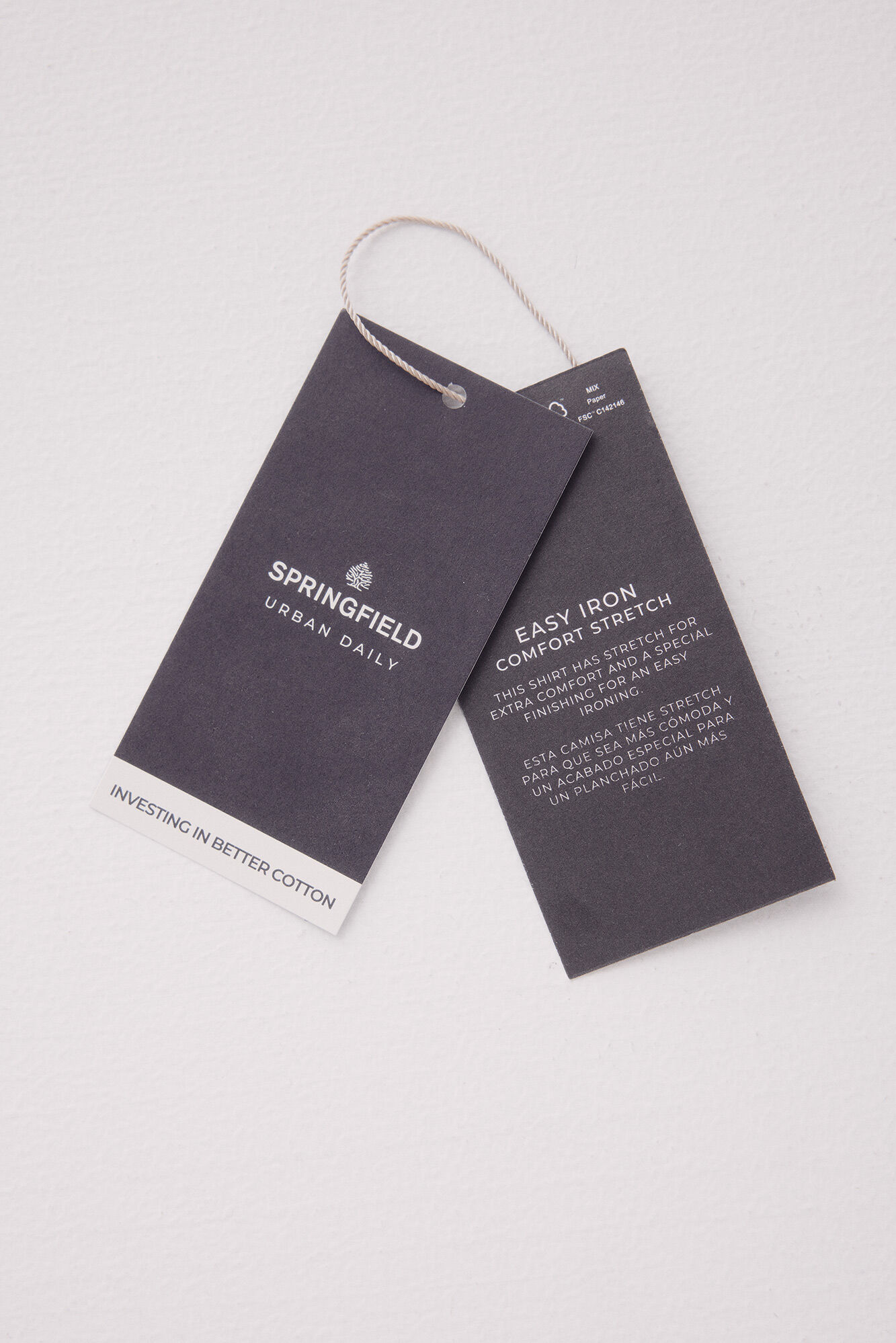 Springfield Pantal&oacute;n chino comfort slim fit azul