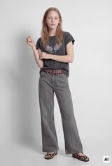 Springfield Kids Playera manga corta de alas para ni&ntilde;a gris