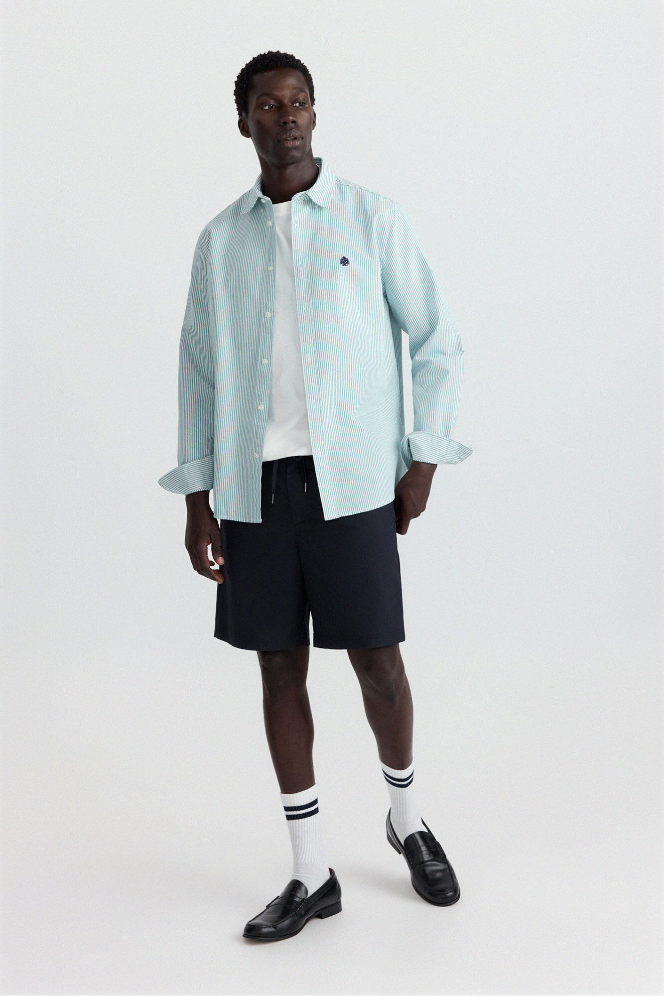 Springfield Camisa oxford de rayas