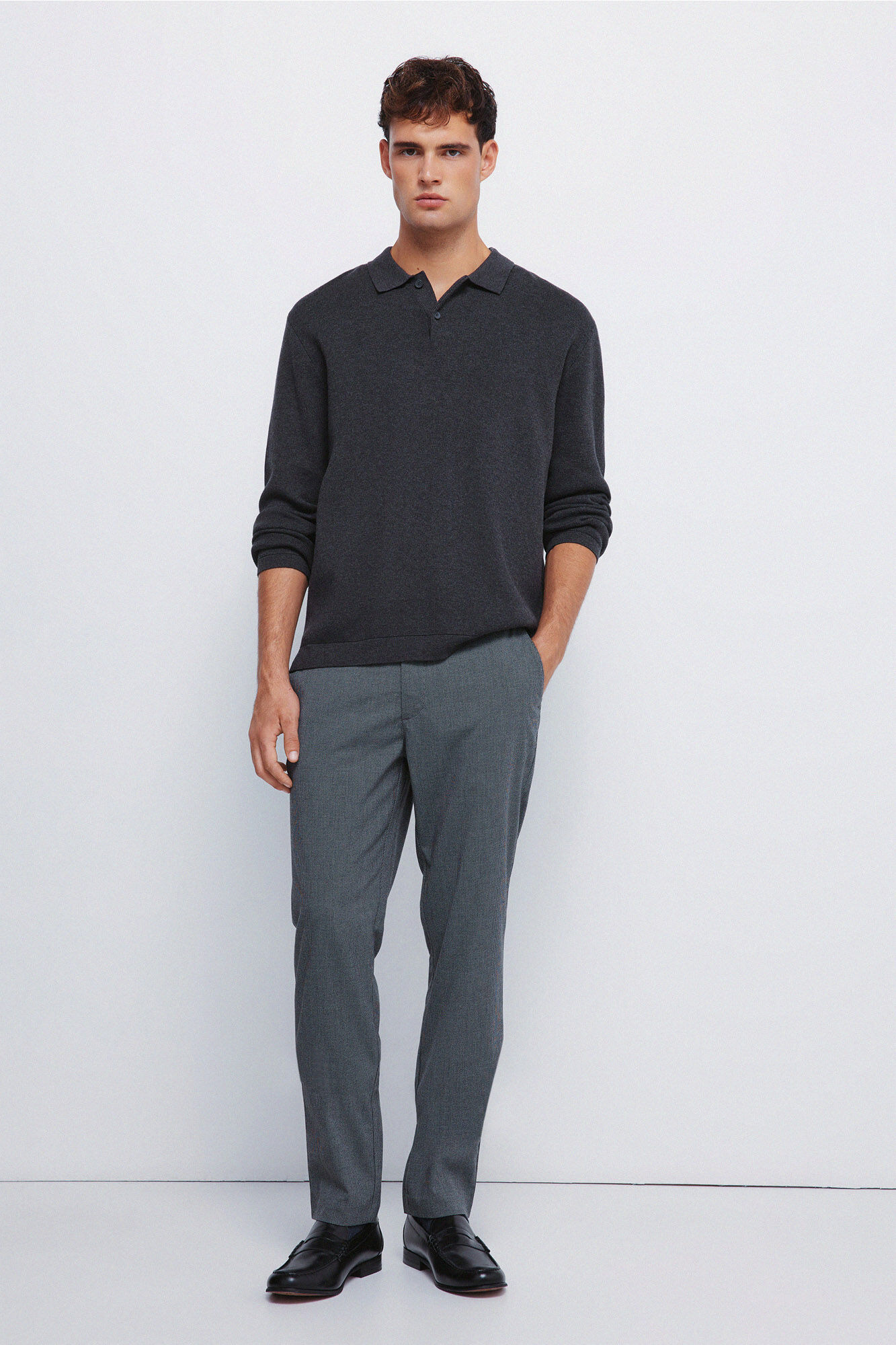 Springfield Pantal&oacute;n estructurado y de corte entallado