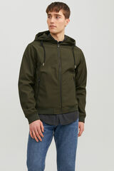 Jack & Jones Chamarra ligera capucha verde
