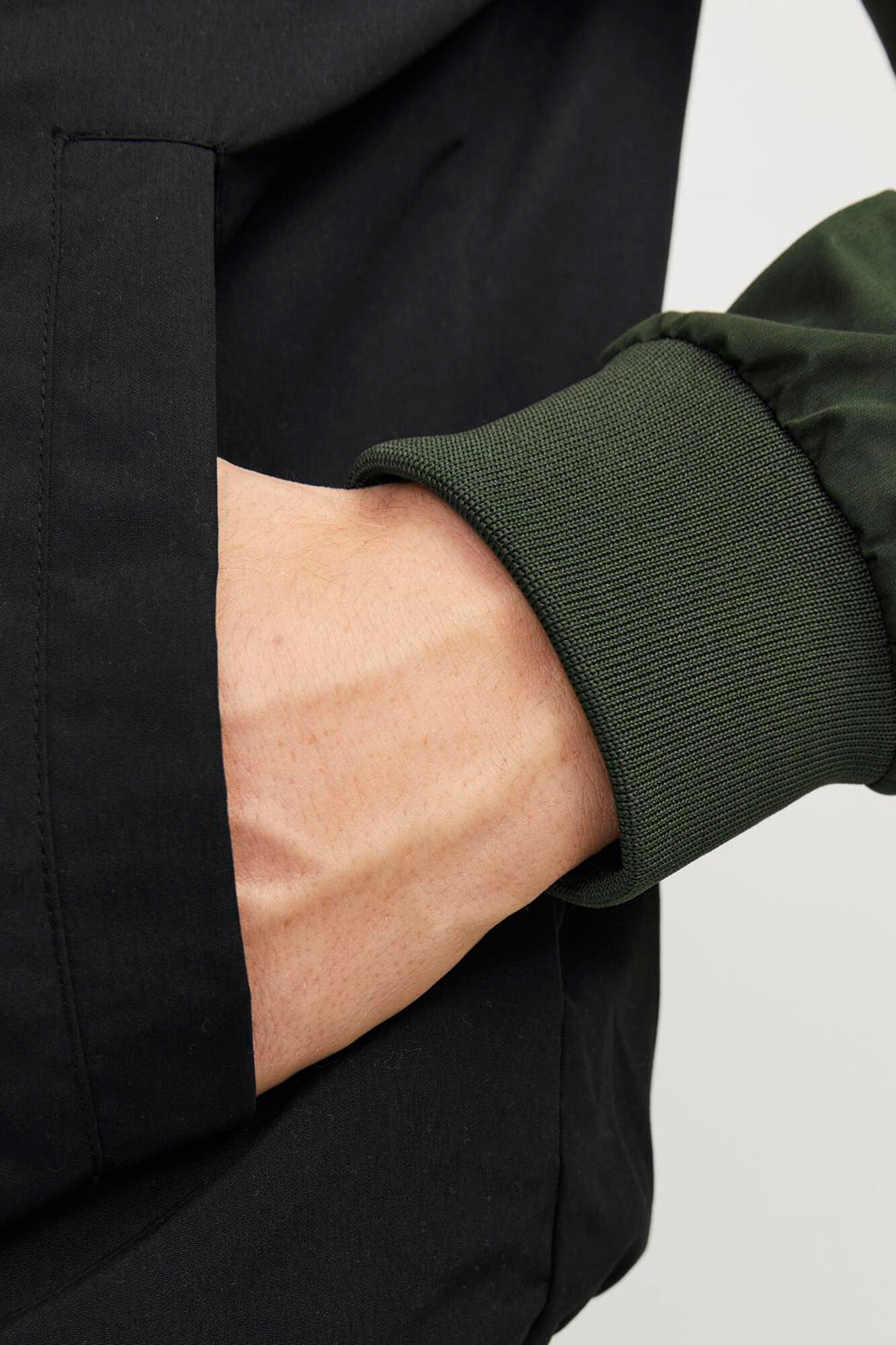 Jack & Jones Chamarra ligera capucha verde