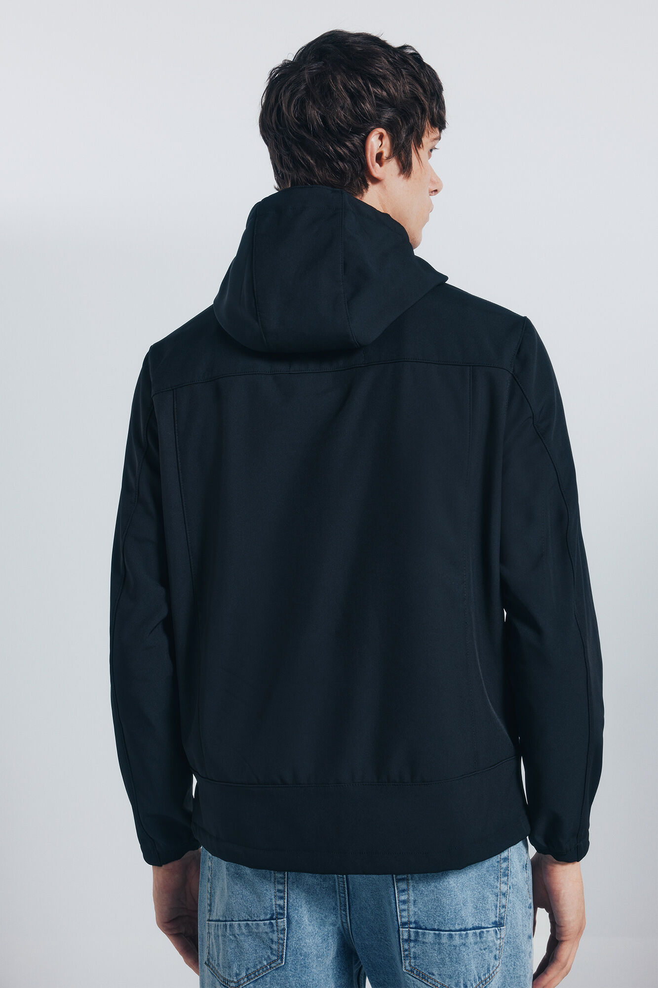 Springfield Parka t&eacute;cnica shoftshell negro