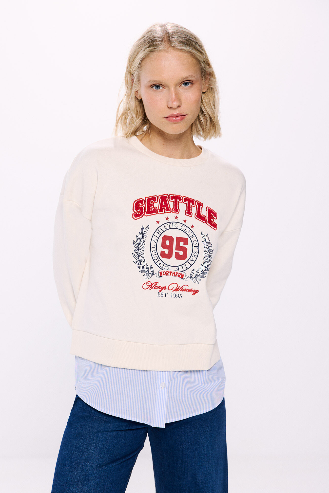 Springfield Sudadera "Seattle" beige