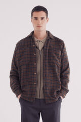 Springfield Sobrecamisa cuadros café