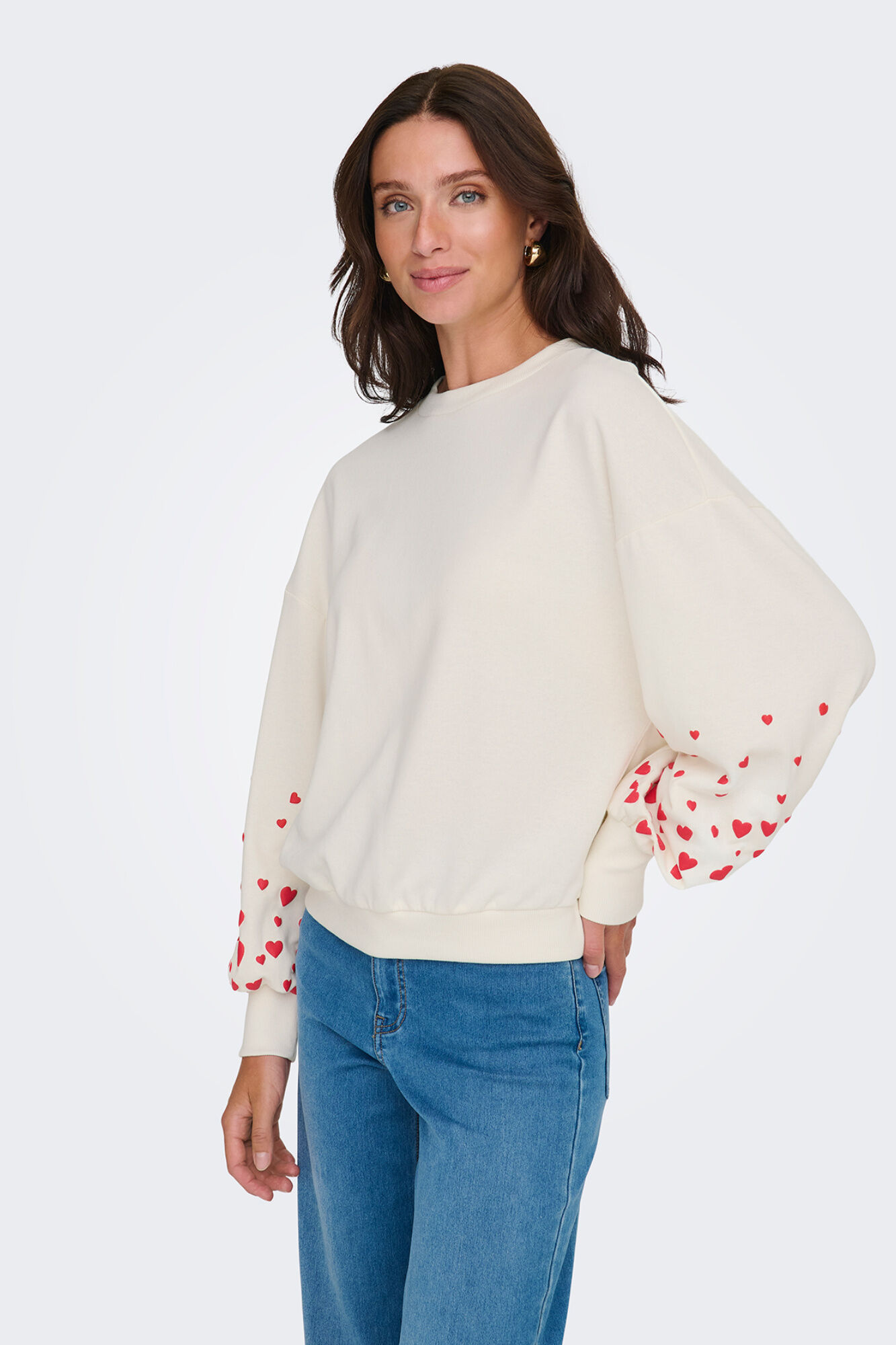 Only Sudadera de cuello redondo