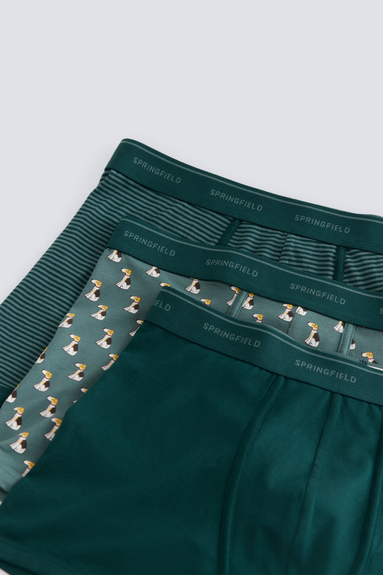 Springfield Pack 3 boxers perro estampado