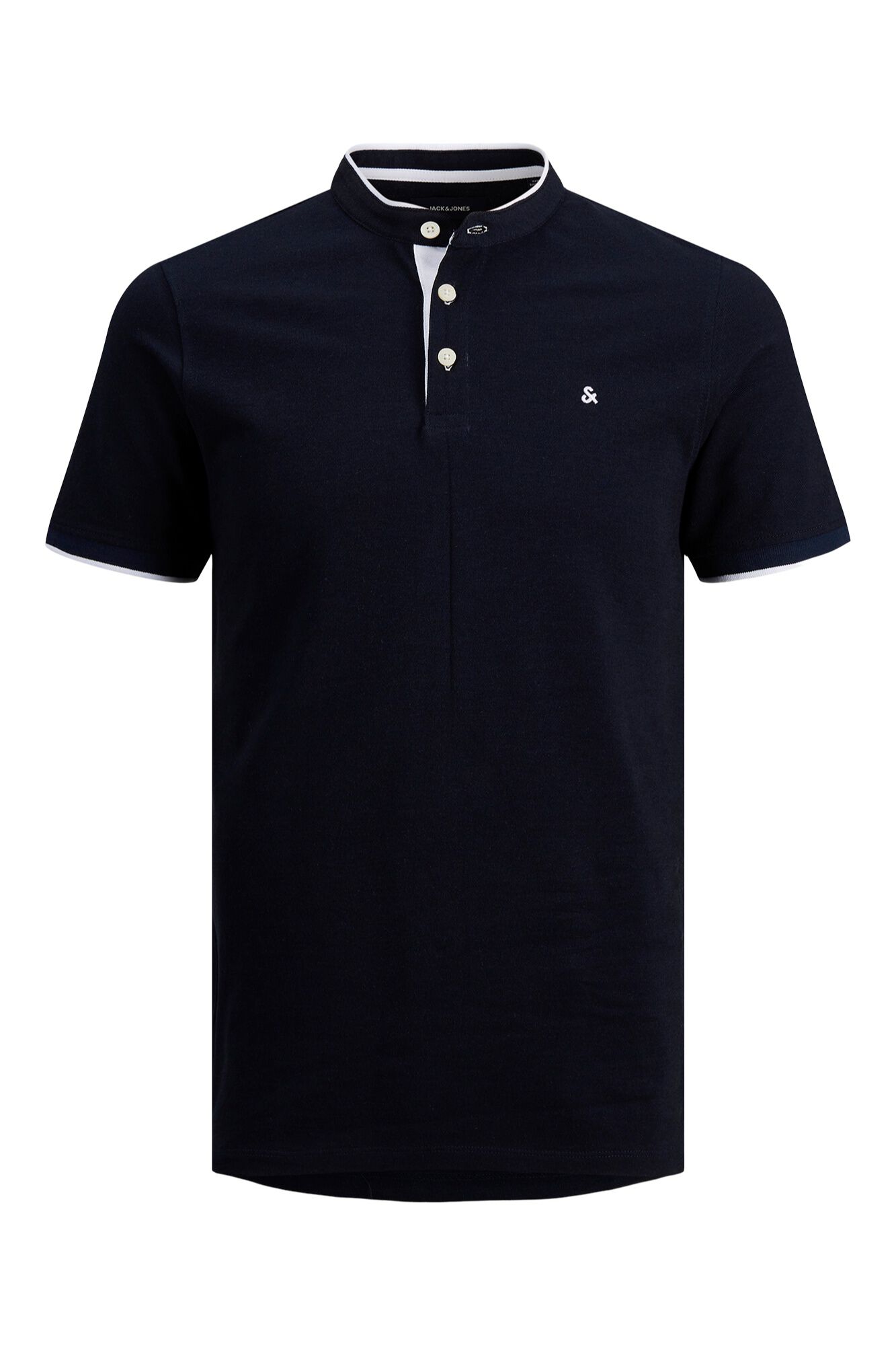 Jack & Jones Polo slim fit cuello mao marino