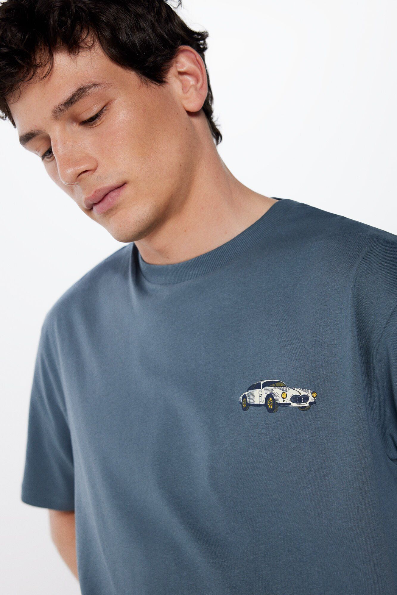 Springfield Playera landstapes azul