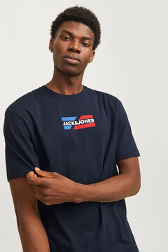 Springfield Playera regular fit logo marino