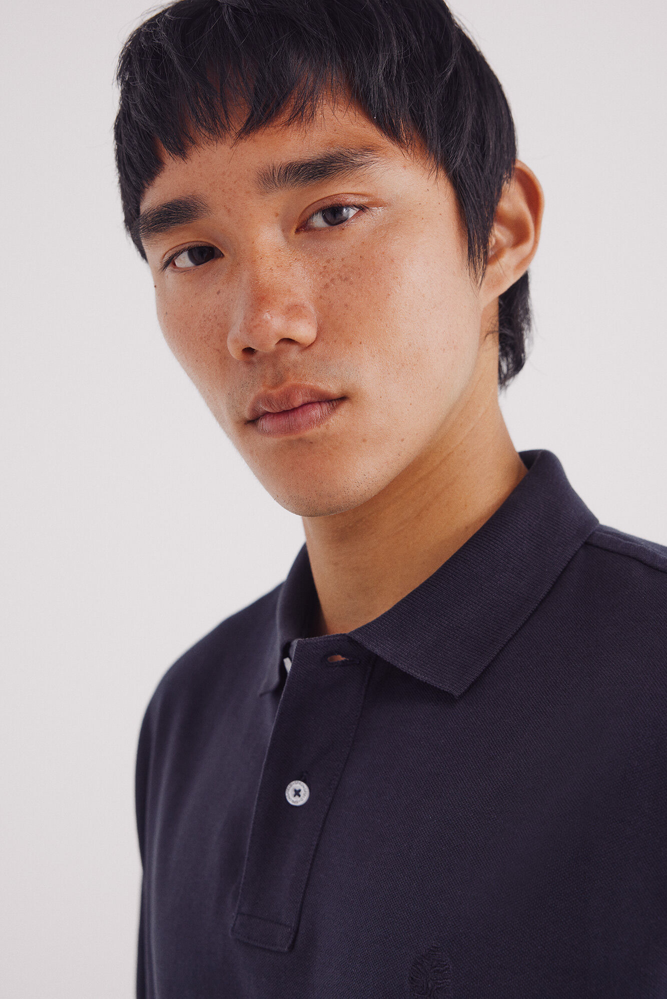 Springfield Polo b&aacute;sico de piqu&eacute; de manga larga regular