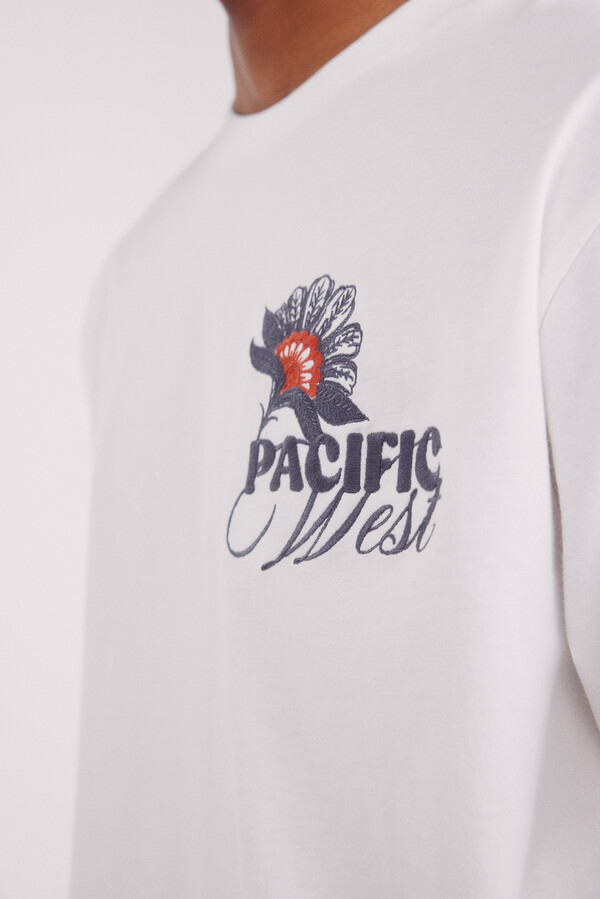 Springfield Playera flor Pacific marfil