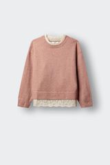 Springfield Kids Jersey de encaje para ni&ntilde;a morado/lila