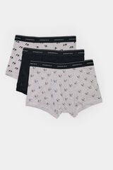 Springfield Pack 3 bóxers perros gris