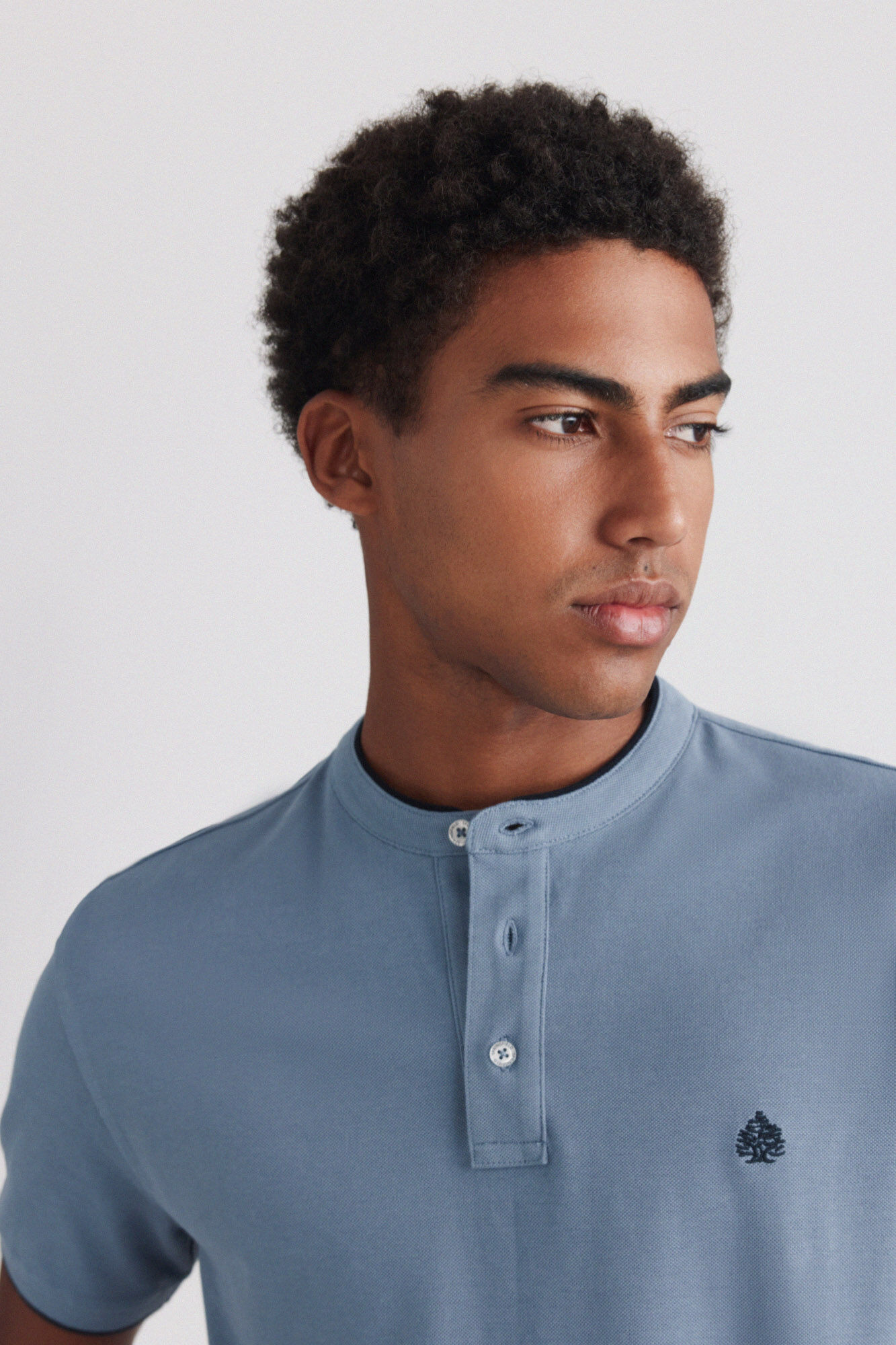 Springfield Polo de piqu&eacute; cuello mao slim fit