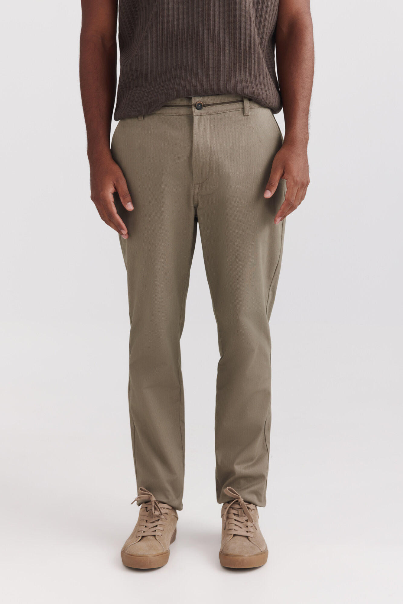 Springfield Pantal&oacute;n chino microestampado slim fit