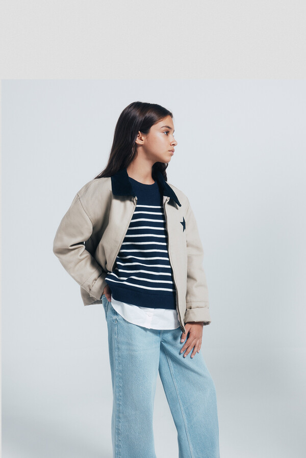 Springfield Kids Suéter marinero niña azul