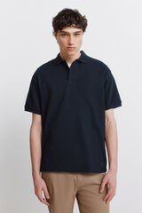 Springfield Polo de estructura regular fit azul