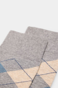 Springfield Calcetín rombos gris