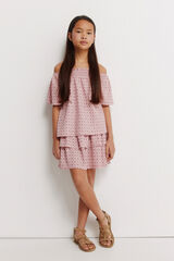 Springfield Kids Falda IKAT para ni&ntilde;a morado/lila