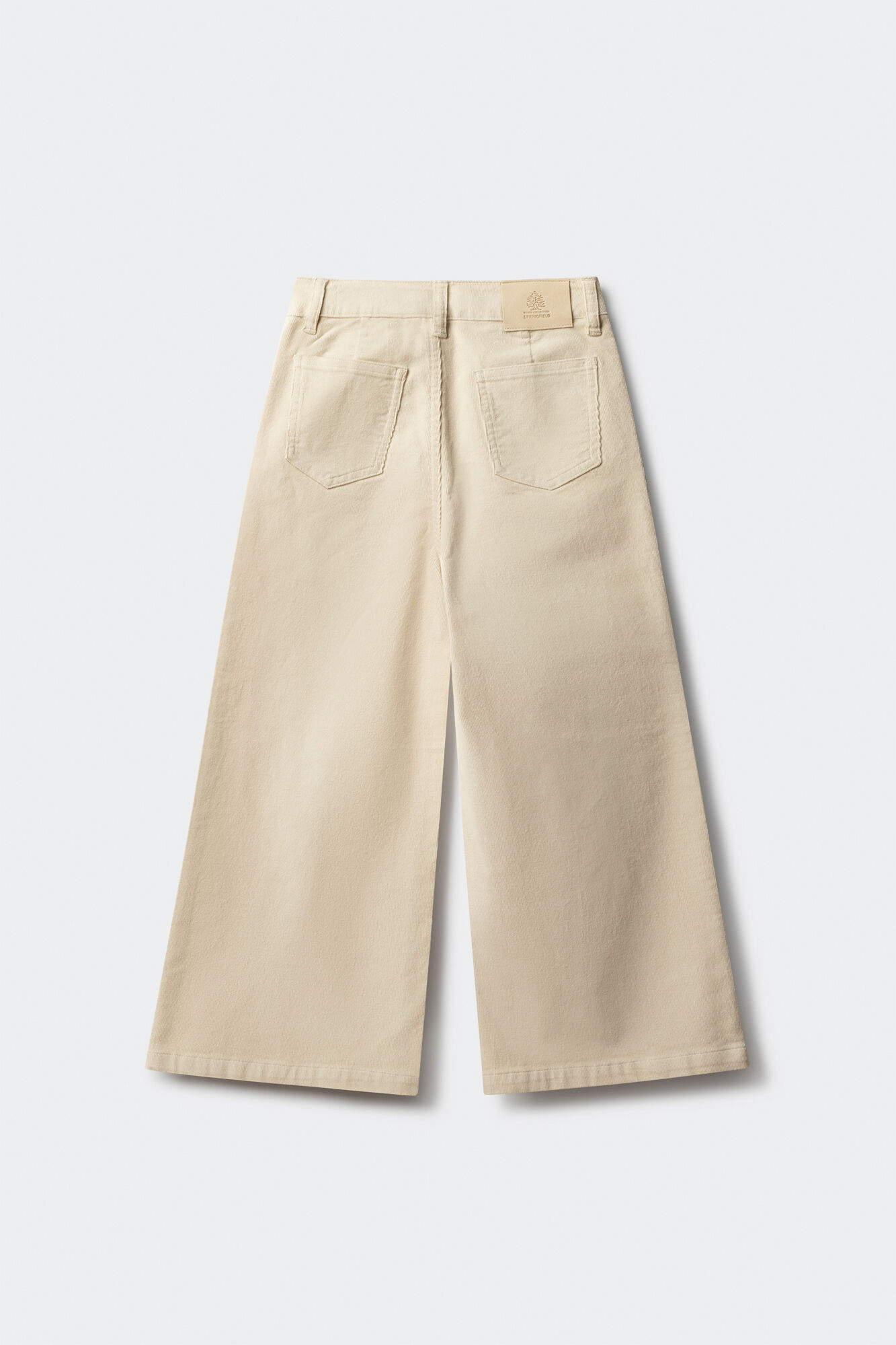 Springfield Kids Pantal&oacute;n culotte de micropana para ni&ntilde;a blanco