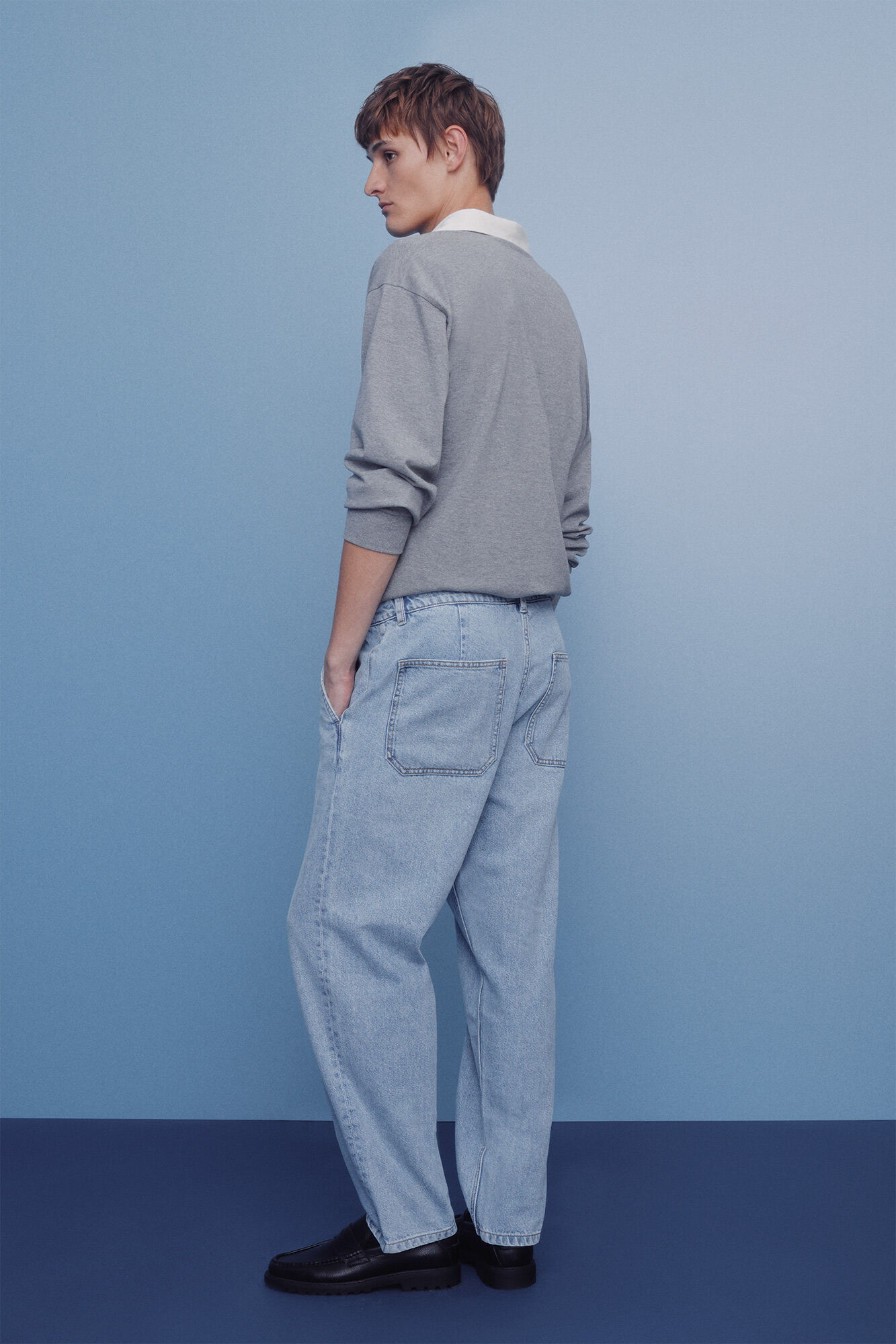 Springfield Jeans chino lavado azul