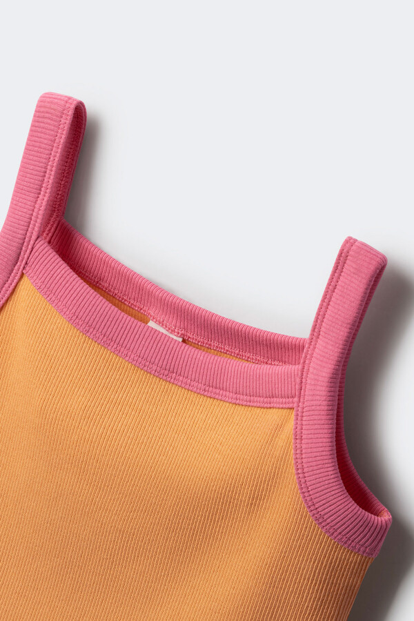 Springfield Kids Top tirantes tejido niña naranja