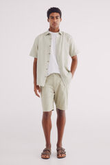 Springfield Bermudas algodón comfort fit kaki