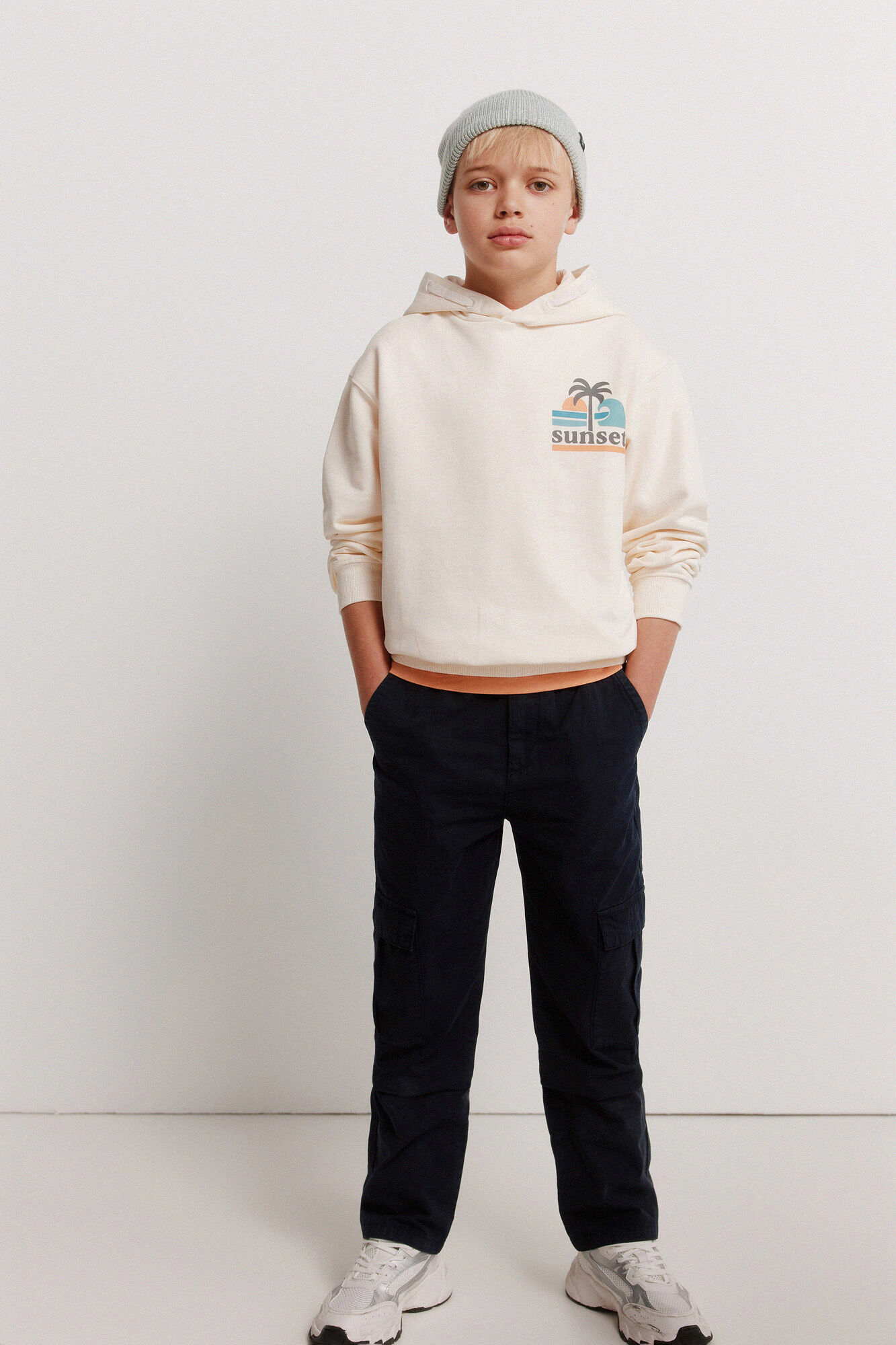 Springfield Kids Sudadera sunset ni&ntilde;o blanco