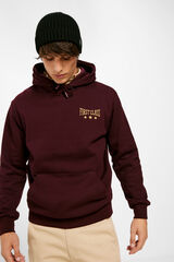 Springfield Sudadera capucha club Fighters púrpura