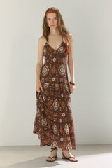 High Spirits Vestido Sahara caf&eacute;