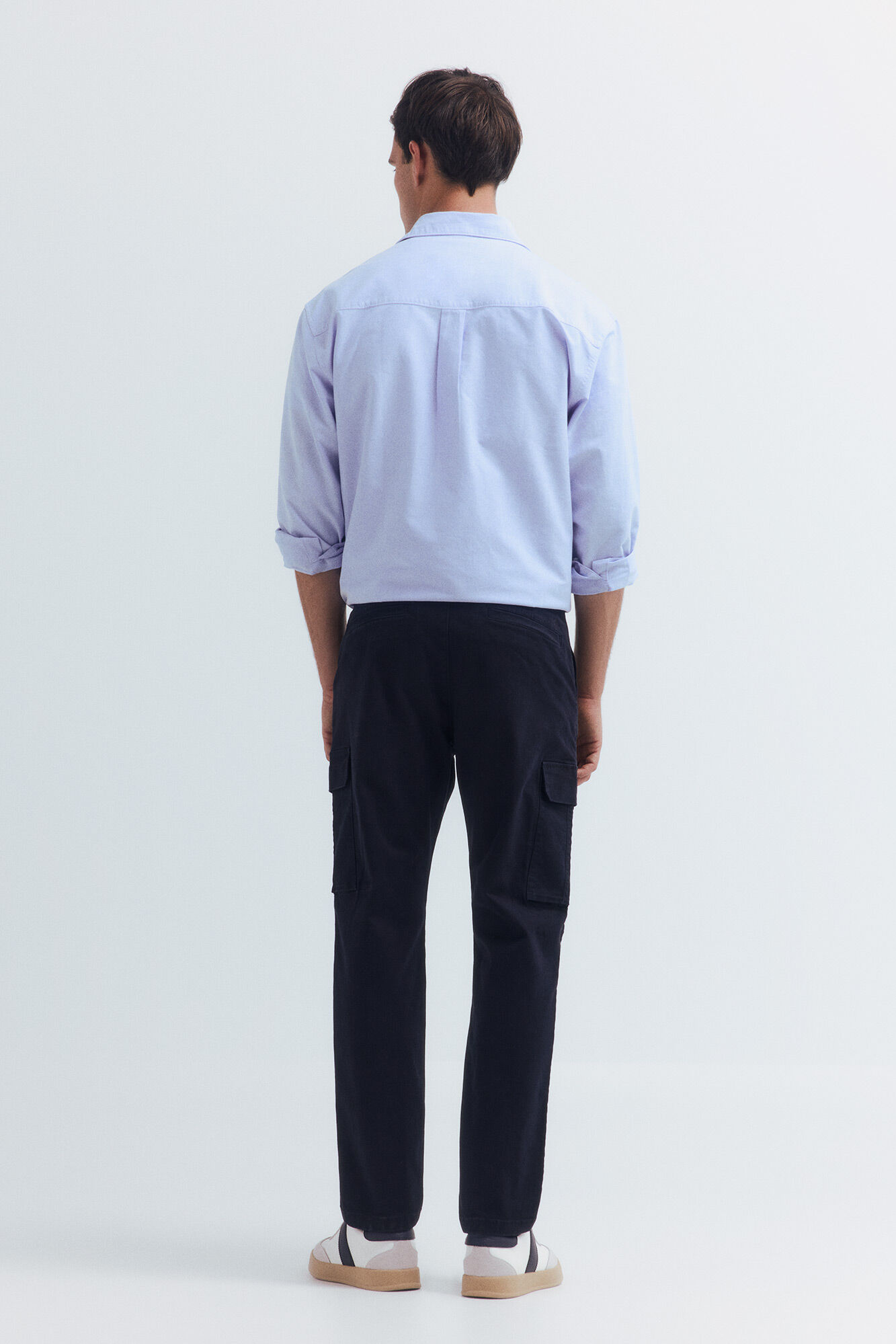 Springfield Pantal&oacute;n cargo slim fit marino