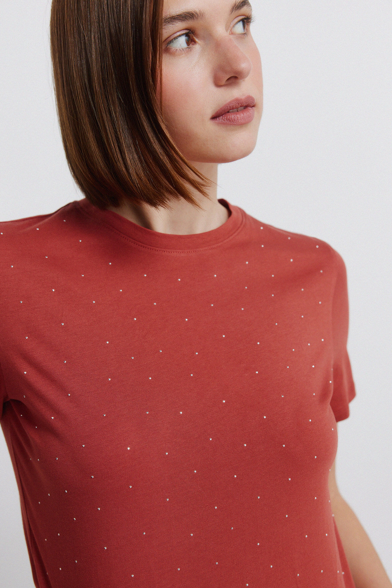 Springfield Playera manga corta de puntos