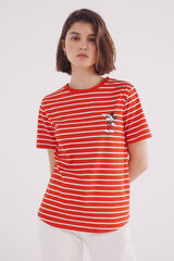 Springfield Playera gráfica Mickey Mouse rojo