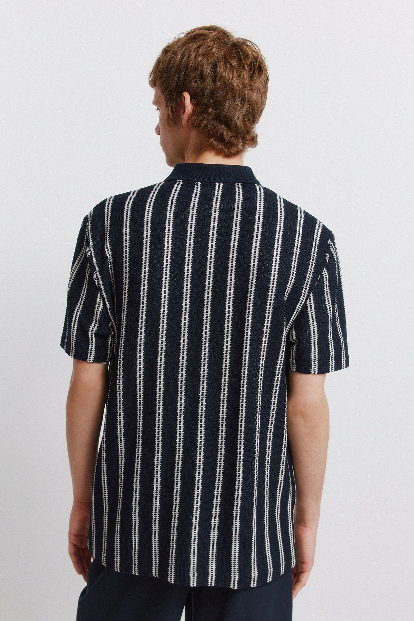 Springfield Polo de rayas regular fit azul