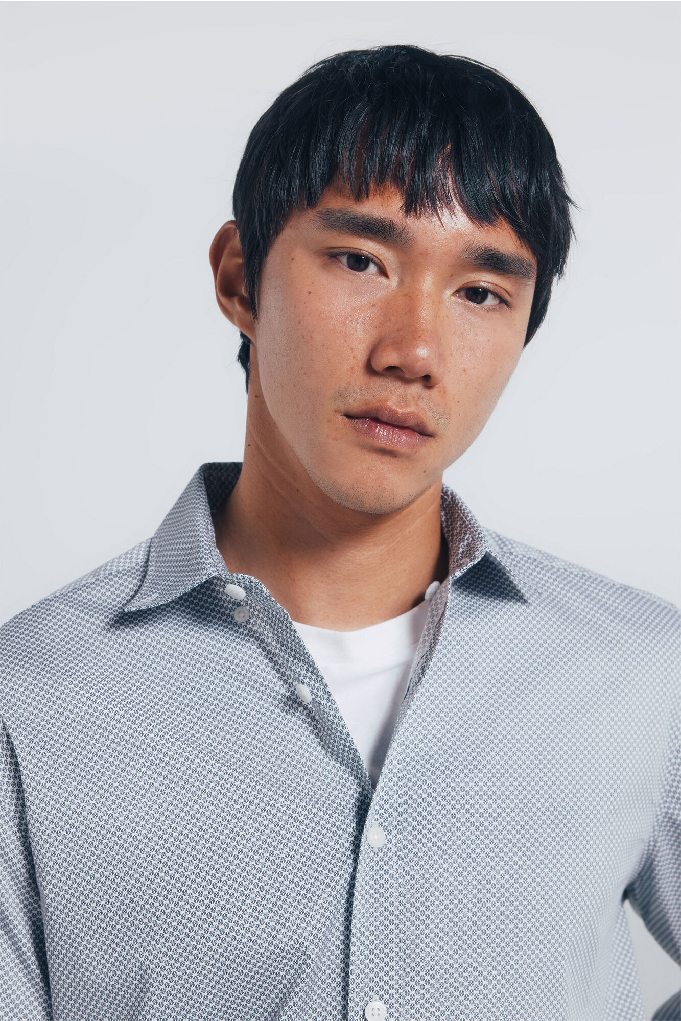 Springfield Camisa de popel&iacute;n con estampado natural