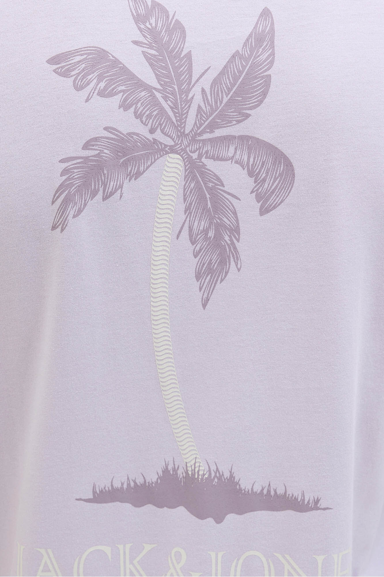 Jack & Jones Playera back print morado/lila