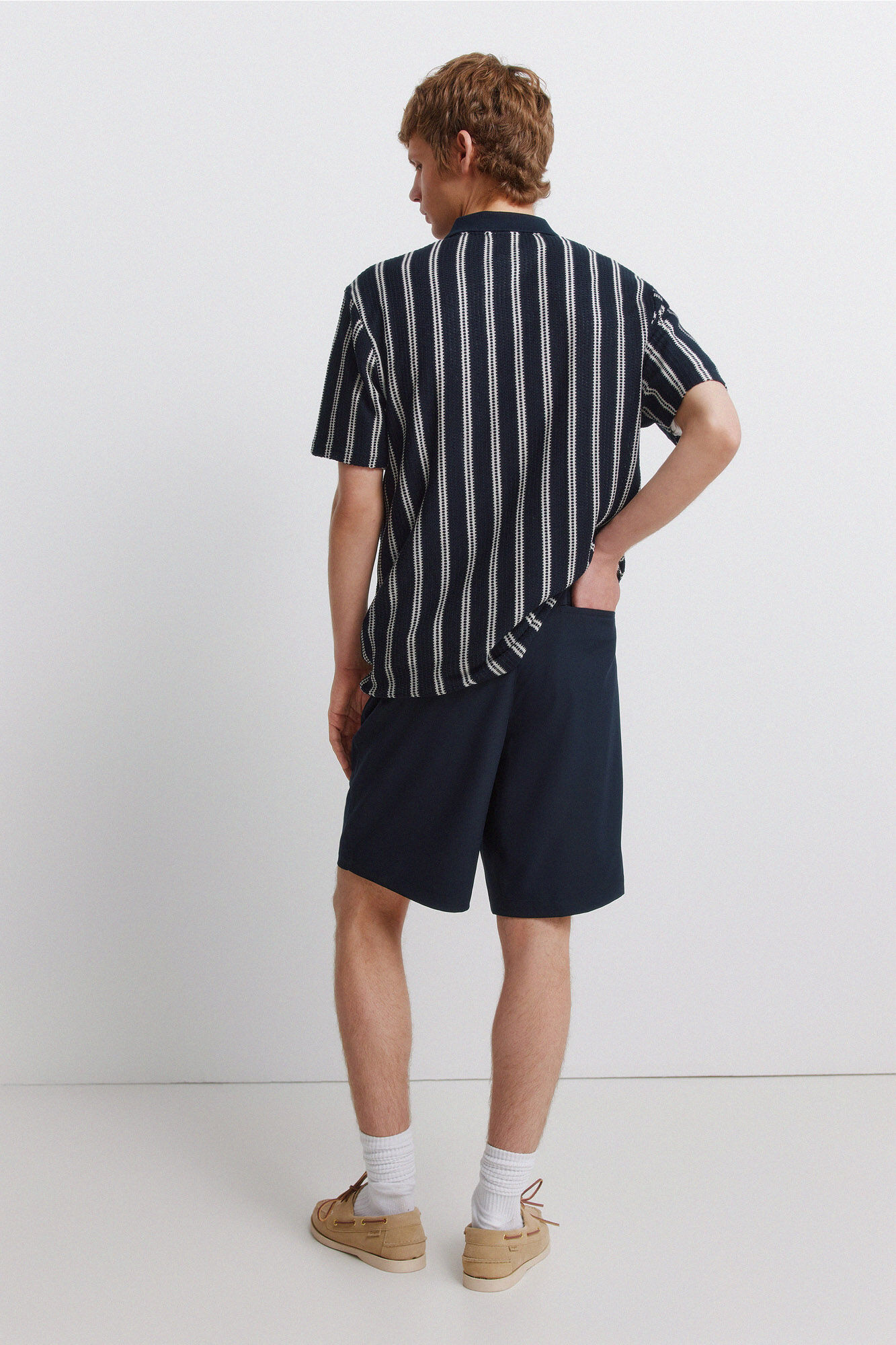 Springfield Bermuda amplia wide & relaxed fit azul