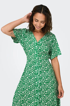Springfield Vestido corto estampado verde