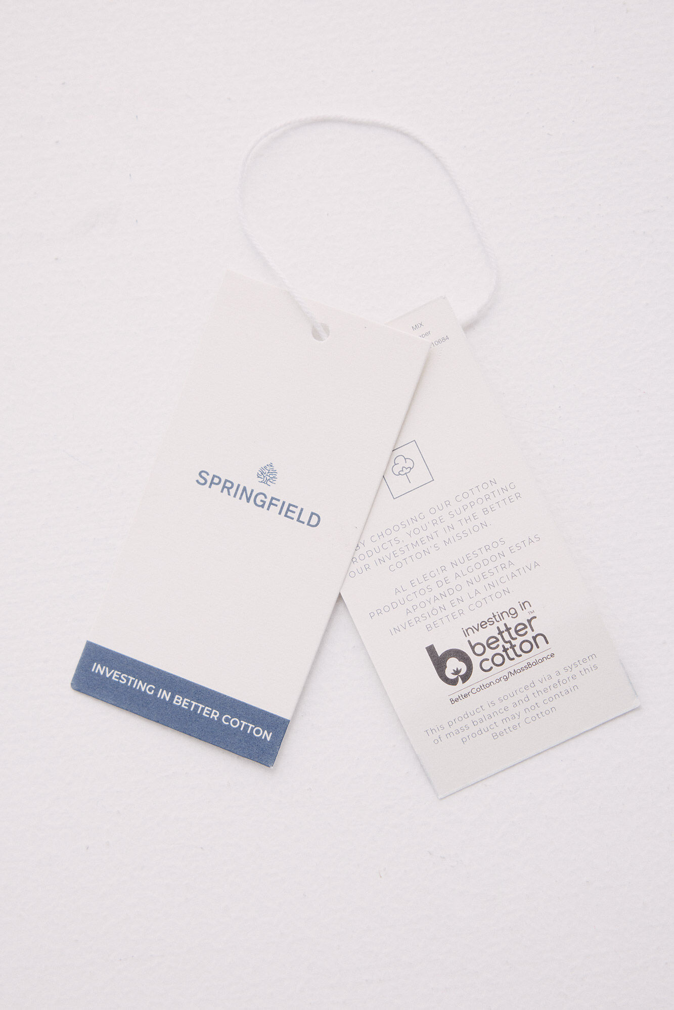 Springfield Jersey b&aacute;sico con bloques de color azul indigo