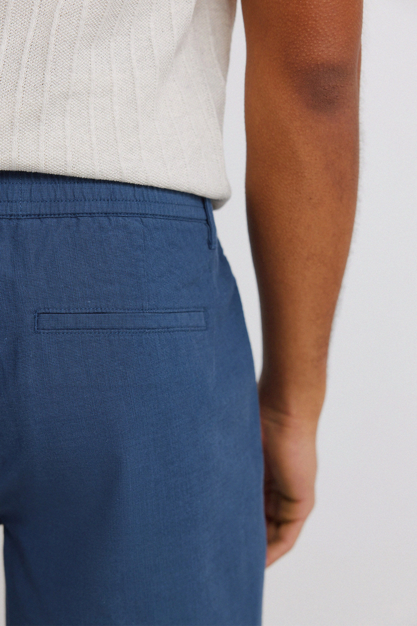 Springfield Bermudas estructuradas azul