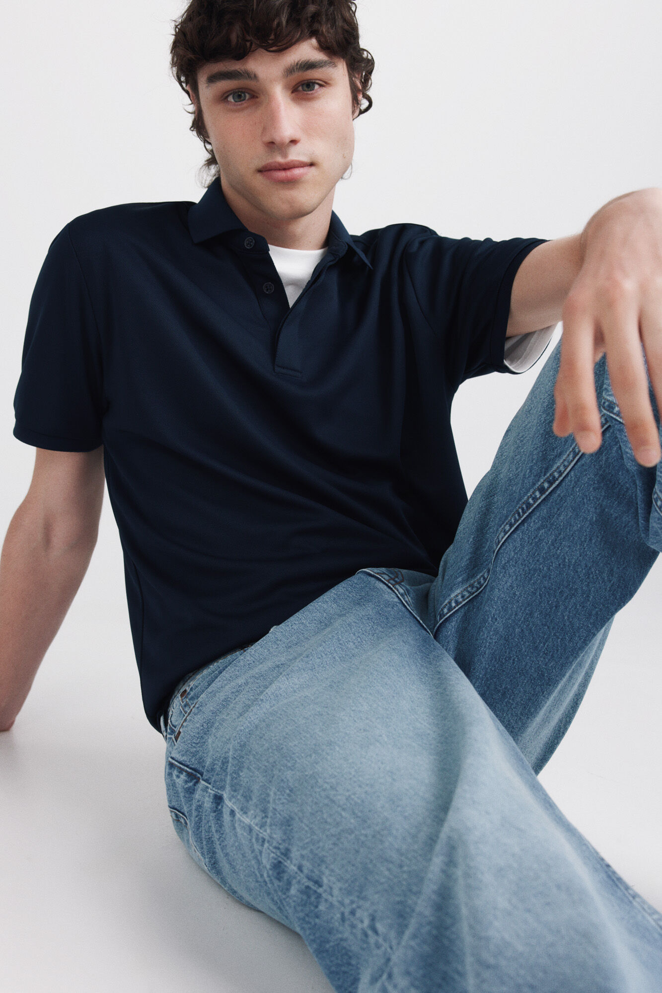 Springfield Polo de tejido t&eacute;cnico slim fit