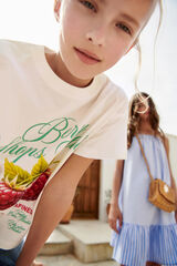 Springfield Playera cereza niña natural