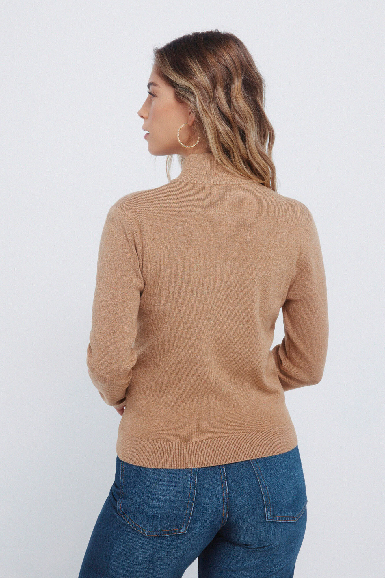 Springfield C&aacute;rdigan con cierre nude