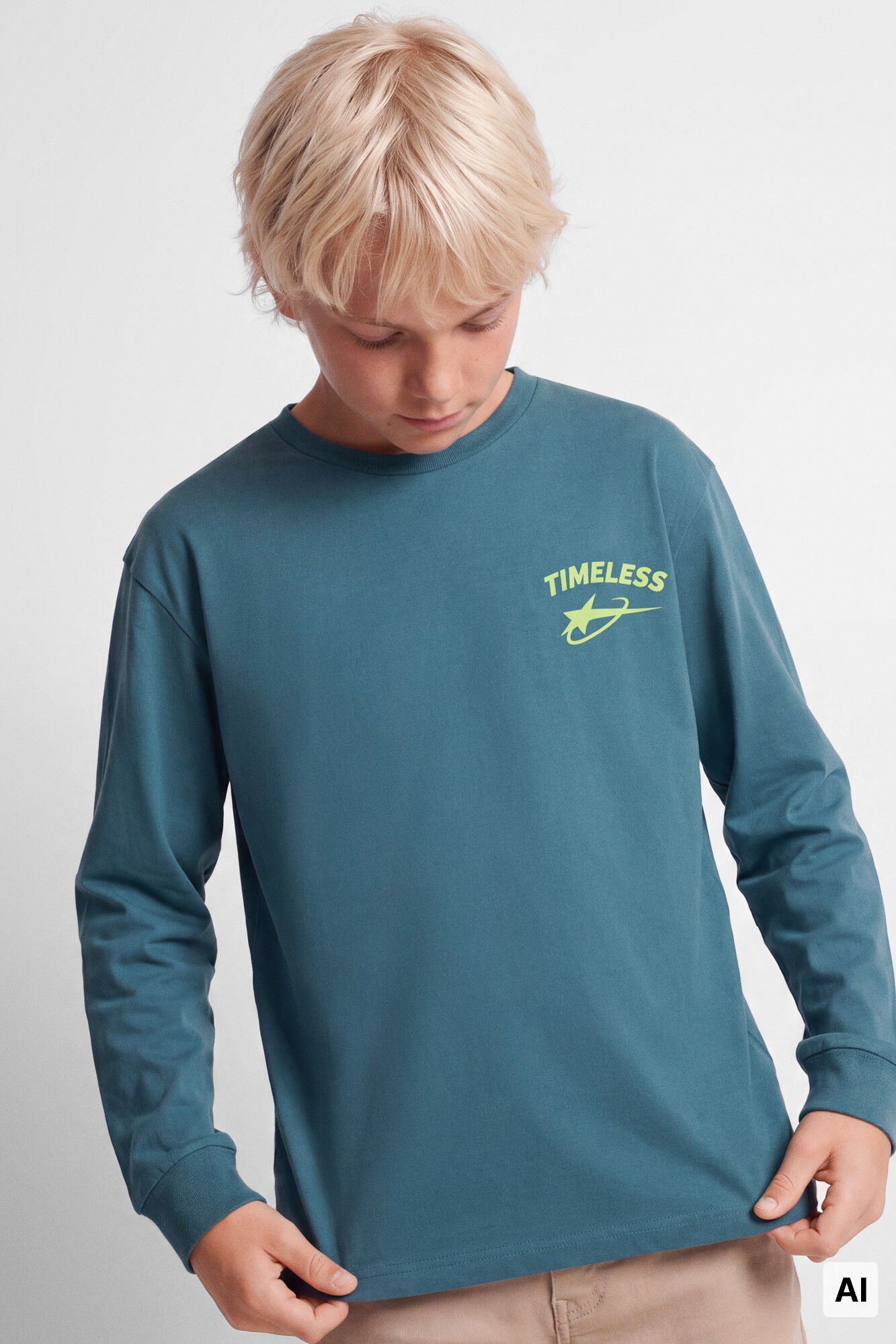 Springfield Kids Playera manga larga "Timeless" ni&ntilde;o