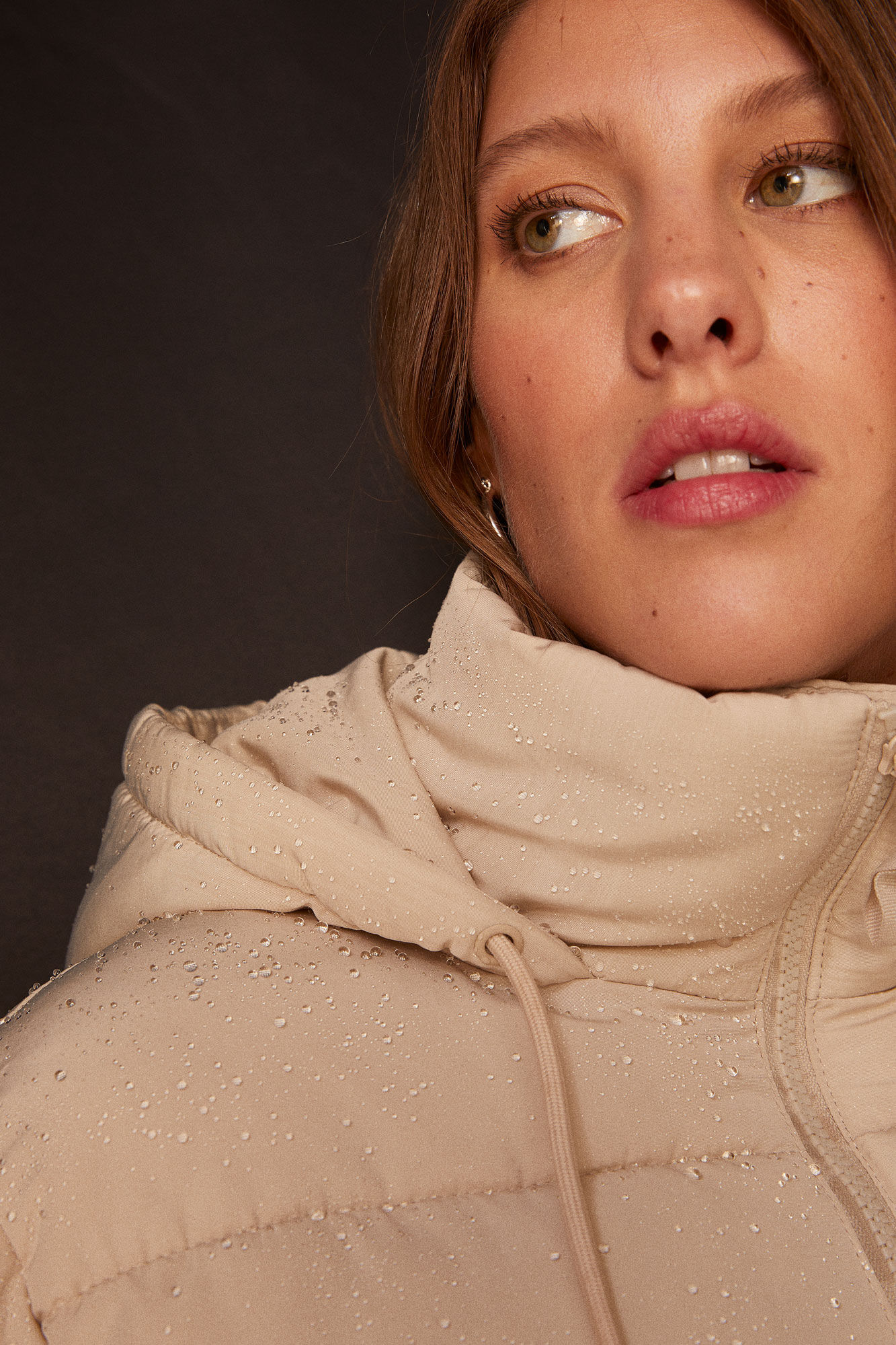 Springfield Chamarra Acolchada Poli&eacute;ster Reciclado caf&eacute;