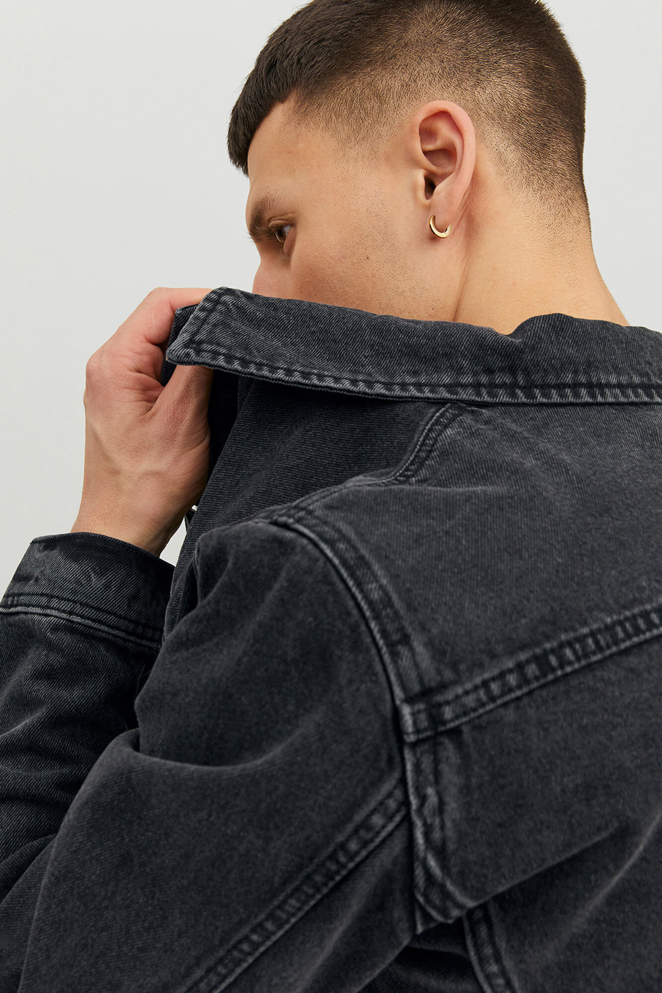 Jack & Jones Cazadora denim negro