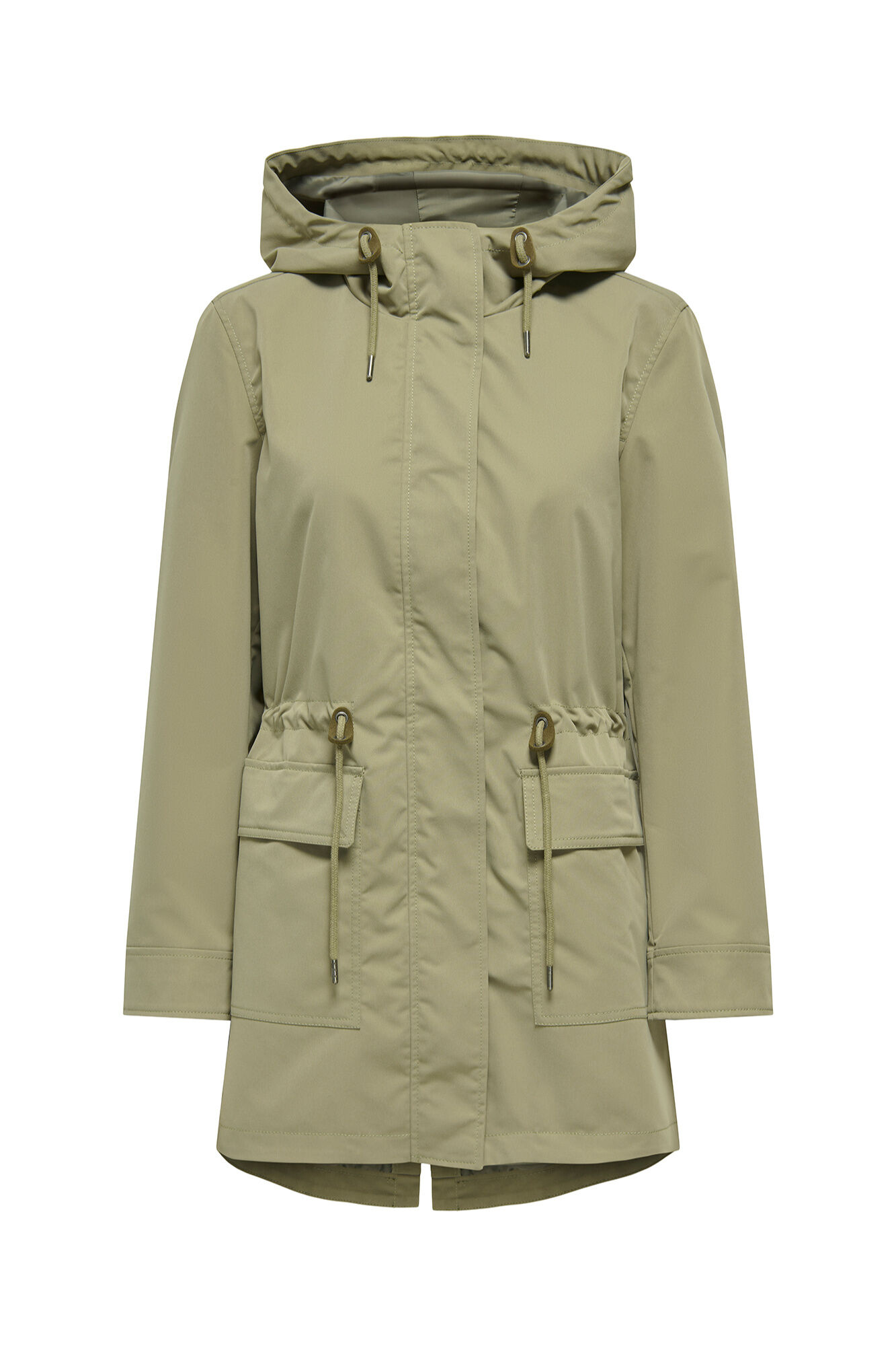 Only Parka con capucha kaki