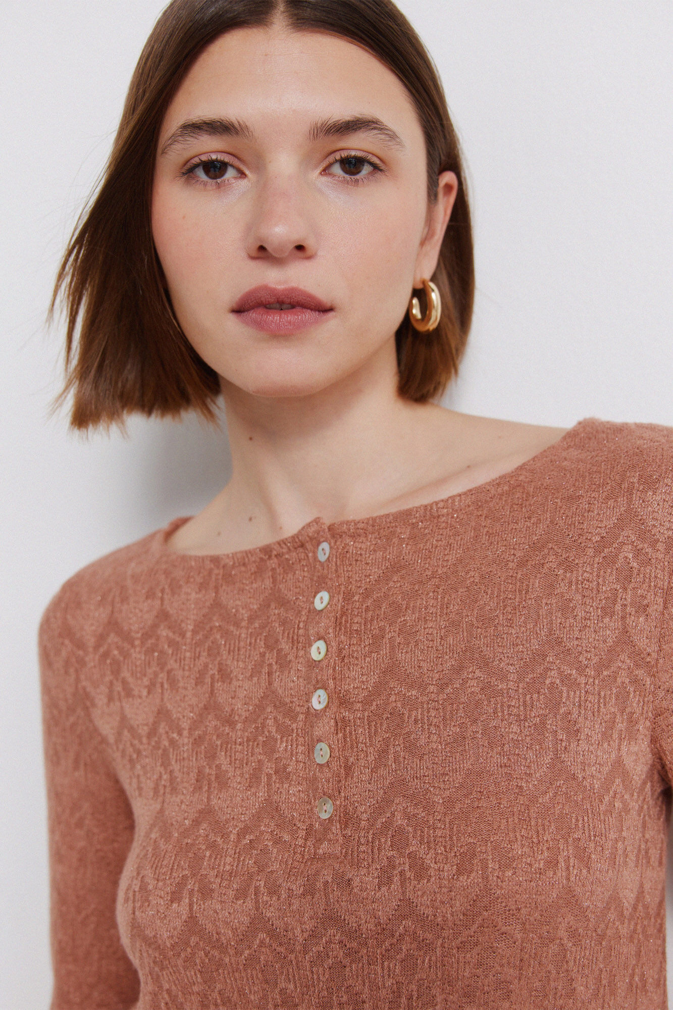 Springfield Playera con acabado de ondas