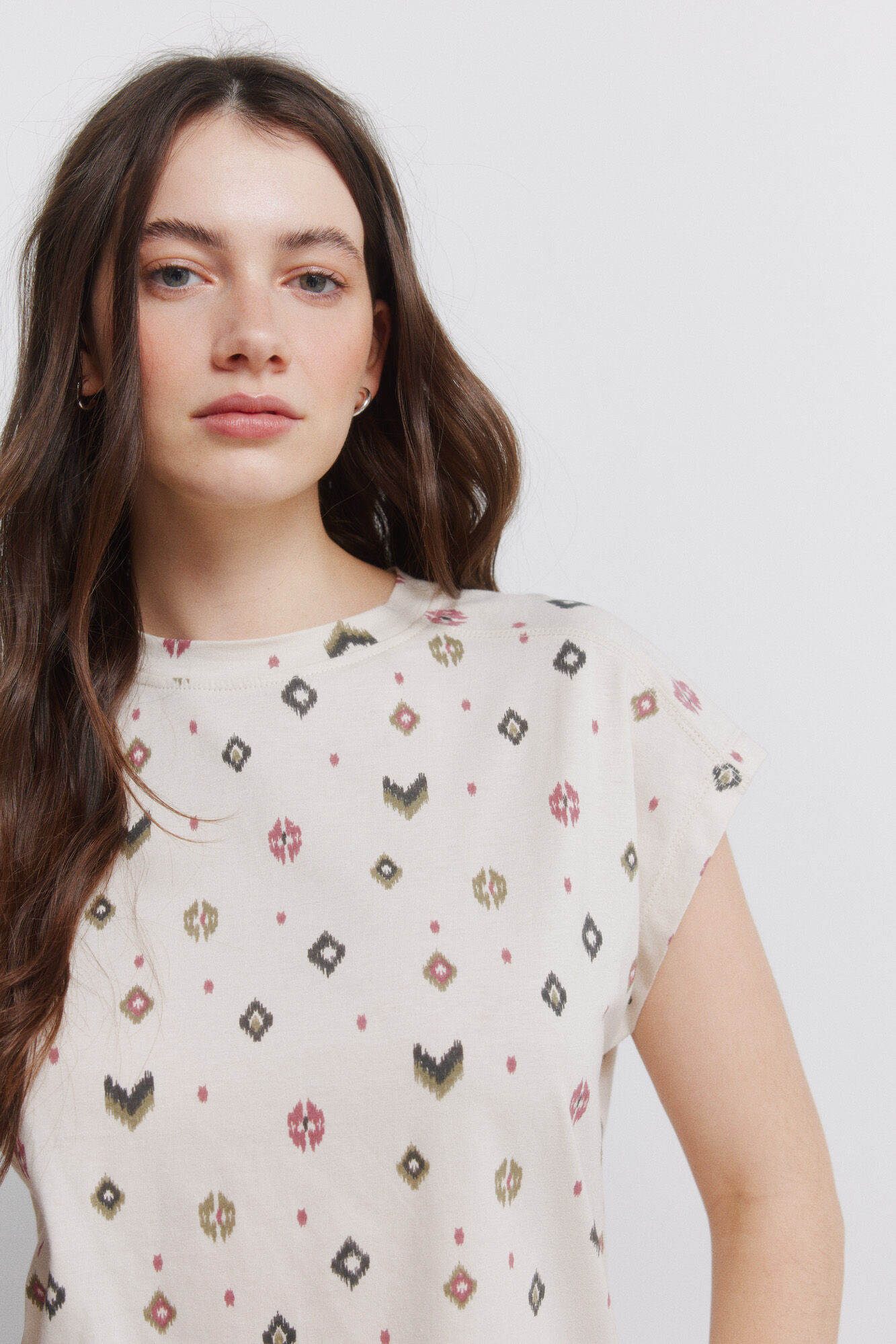 Springfield Playera estampado &eacute;tnico